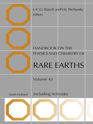 cover image of Handbook on the Physics and Chemistry of Rare Earths
